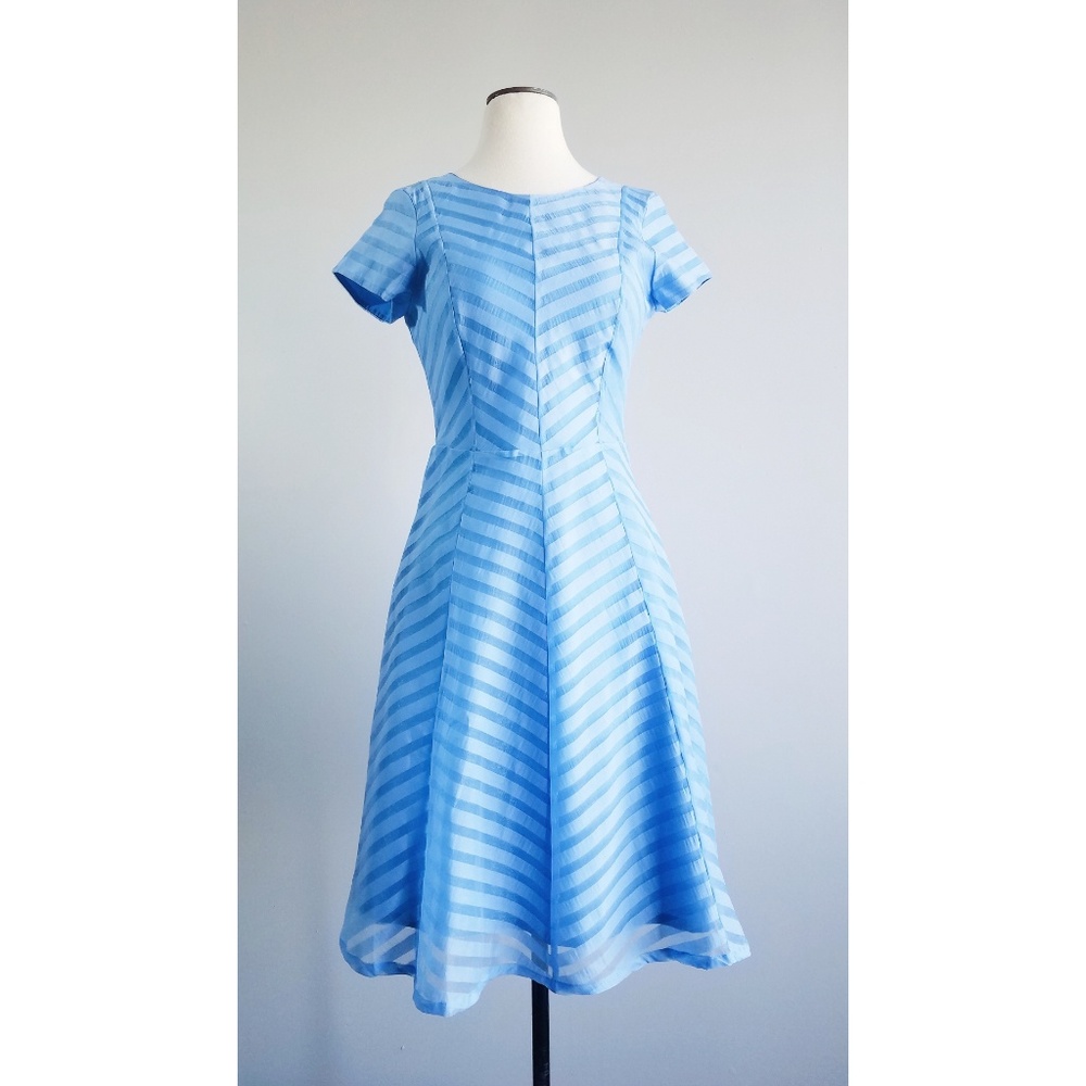 Shabby Apple Blue Nolita Fit and Flare Dress